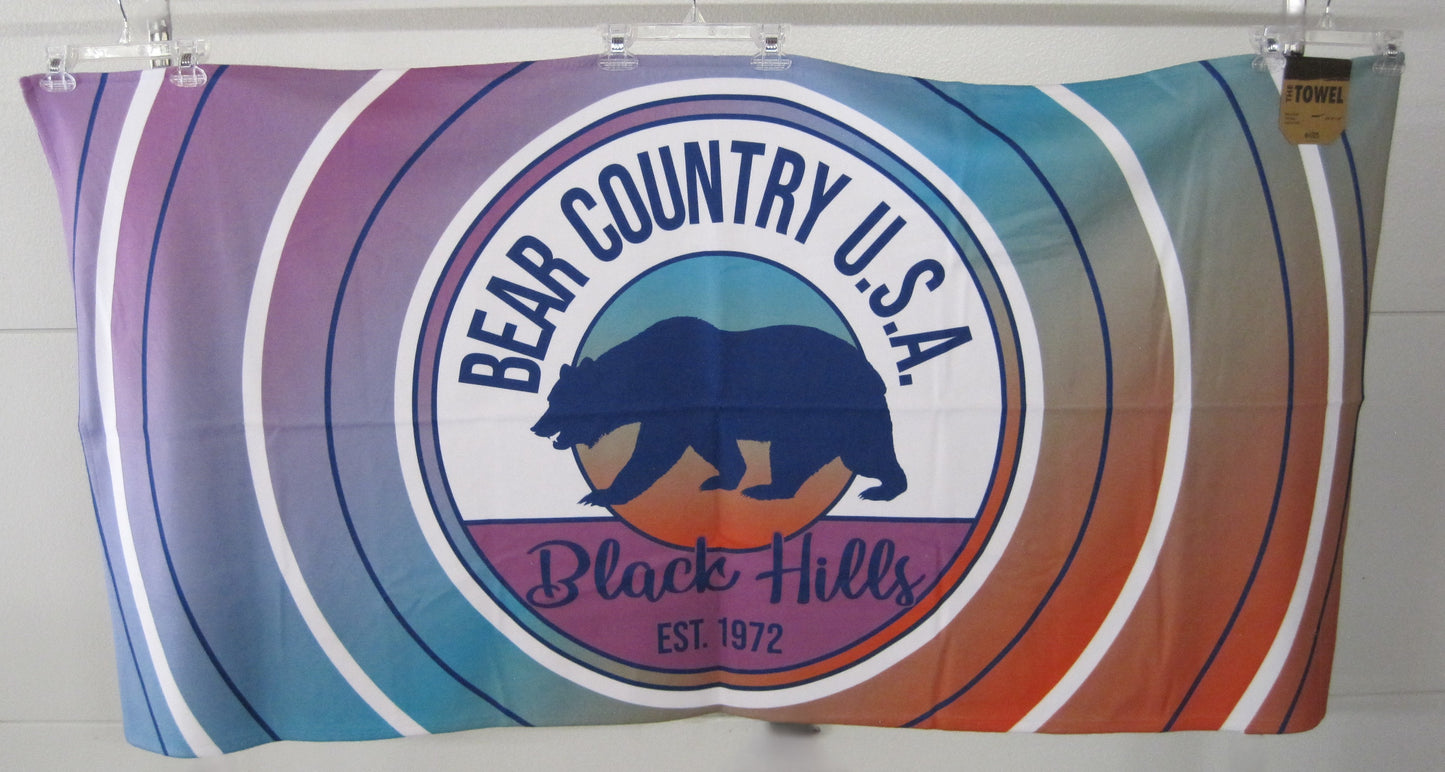 Towel- Bath, Cali Bear Dye Sub