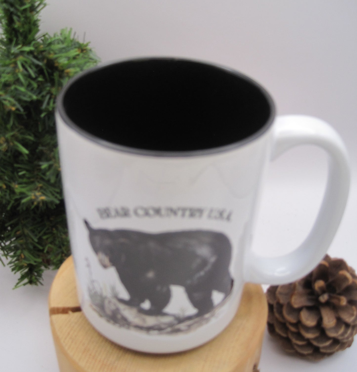 Mug, Black Bear-Sublimation Coated Ceramic BCUSA