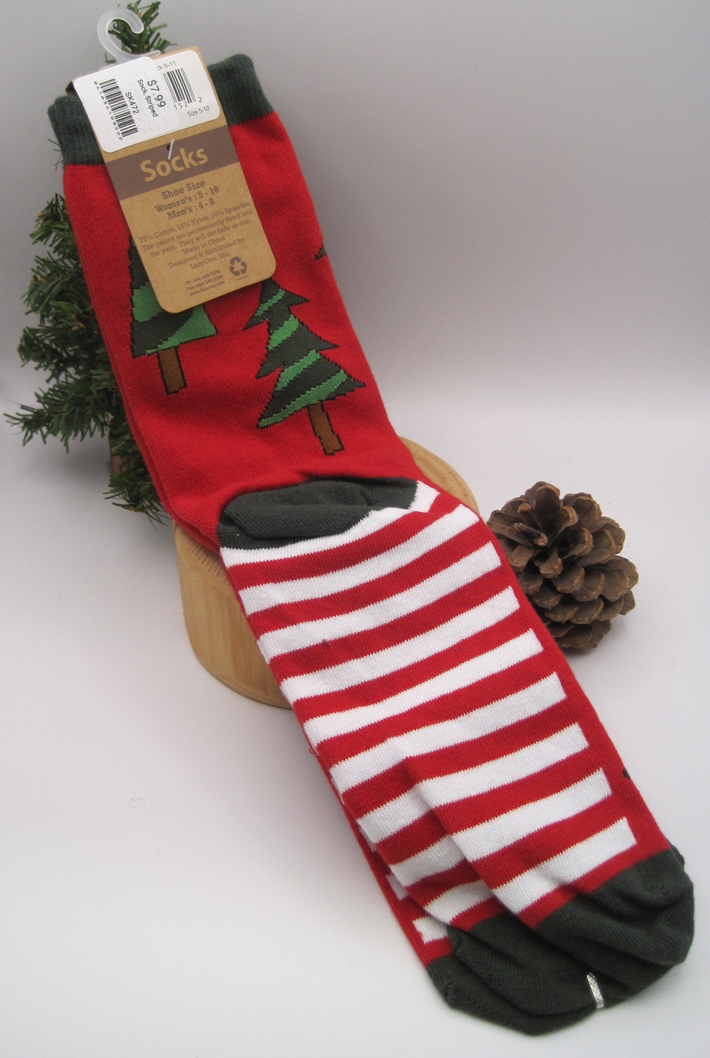 Sock, Striped Trees, Adult