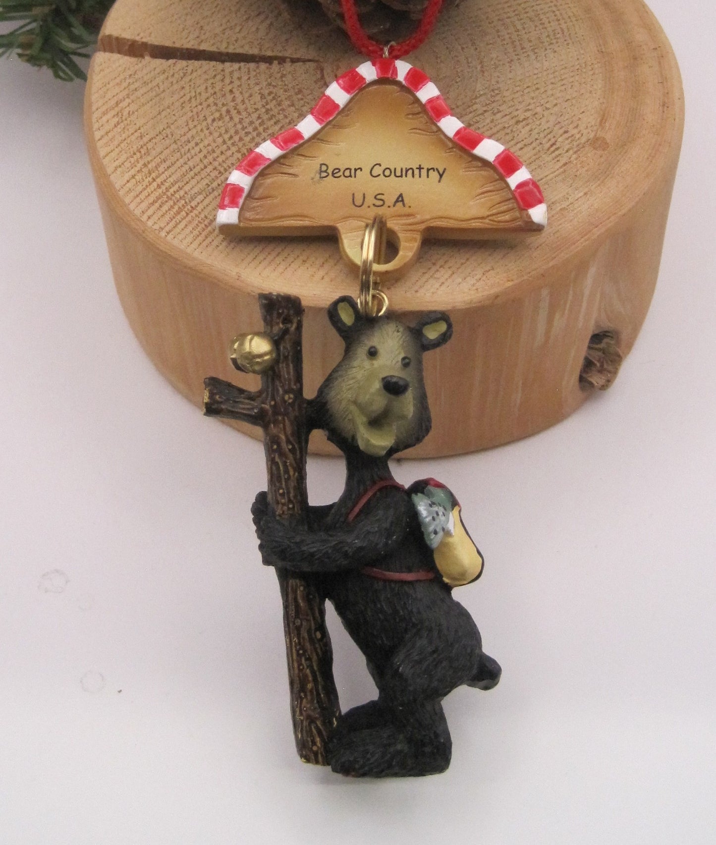 SALE- Ornament - Bear Hiking/BC Bell