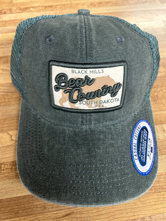 Hat, Adult-Washed Canvas Classis Snap Back BCUSA