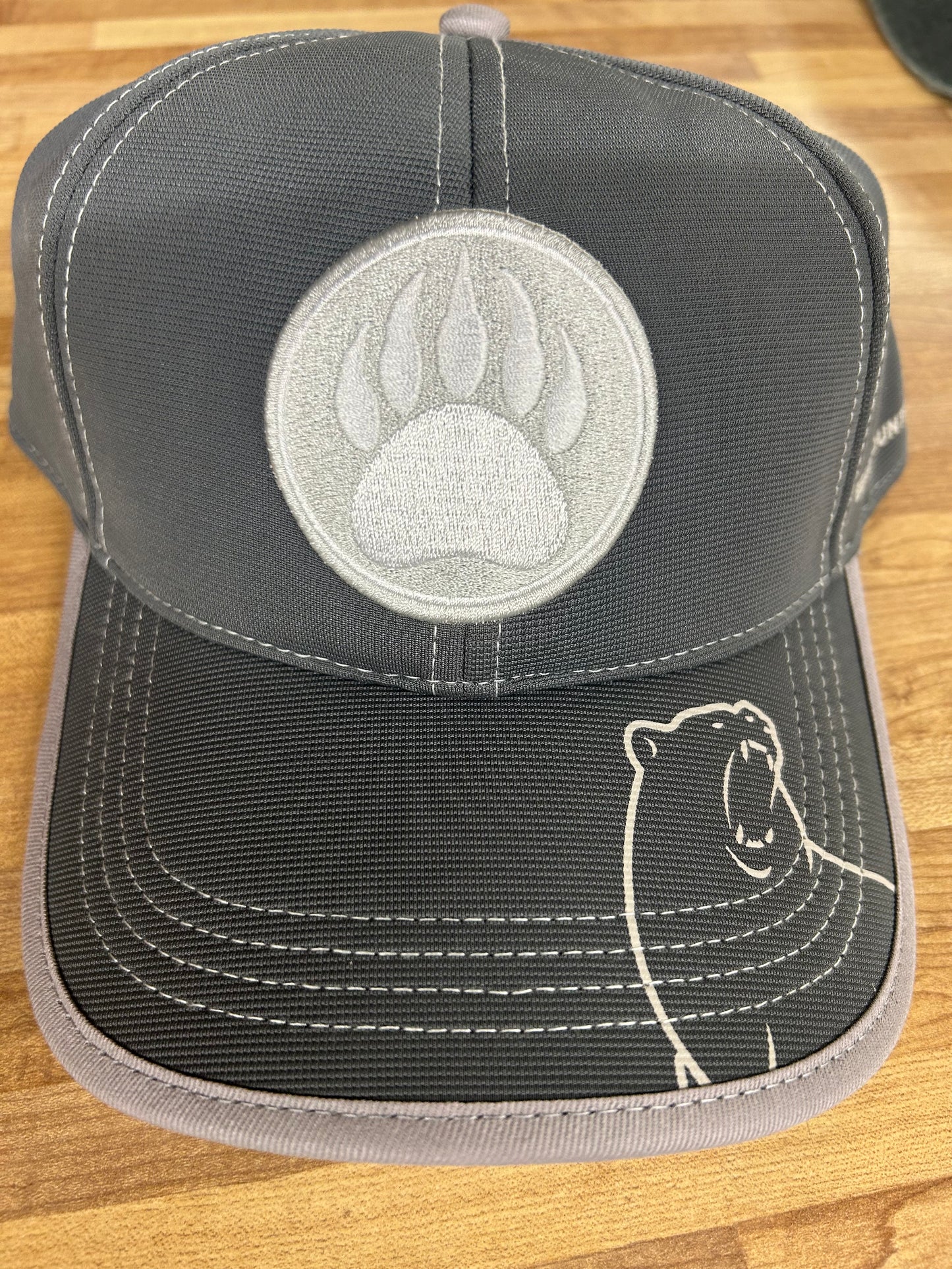 Hat - Emb Paw/Bear on Bill BC