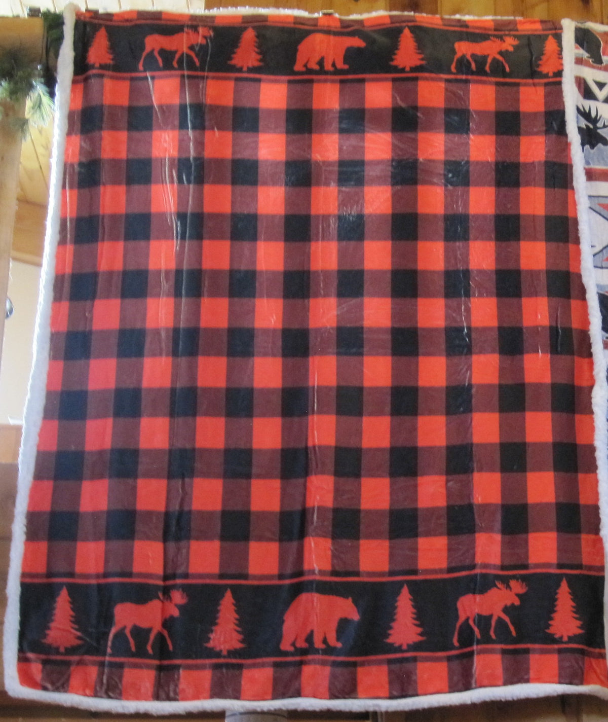 Throw,Sherpa-Bear/Moose Checkr 50x60"