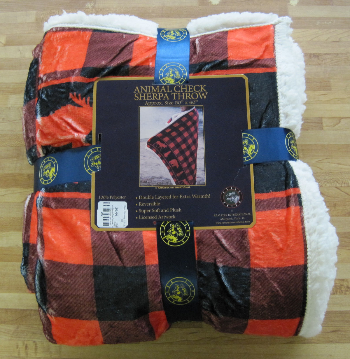 Throw,Sherpa-Bear/Moose Checkr 50x60"