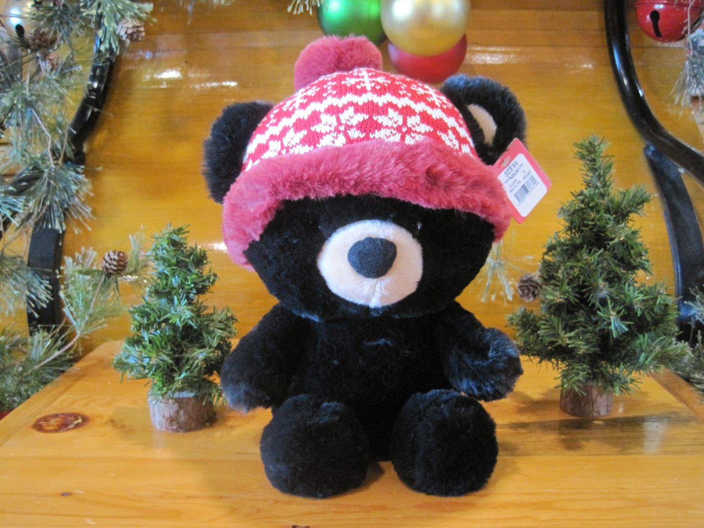Plush-Baby Bear Bucky W/Red Stocking Hat