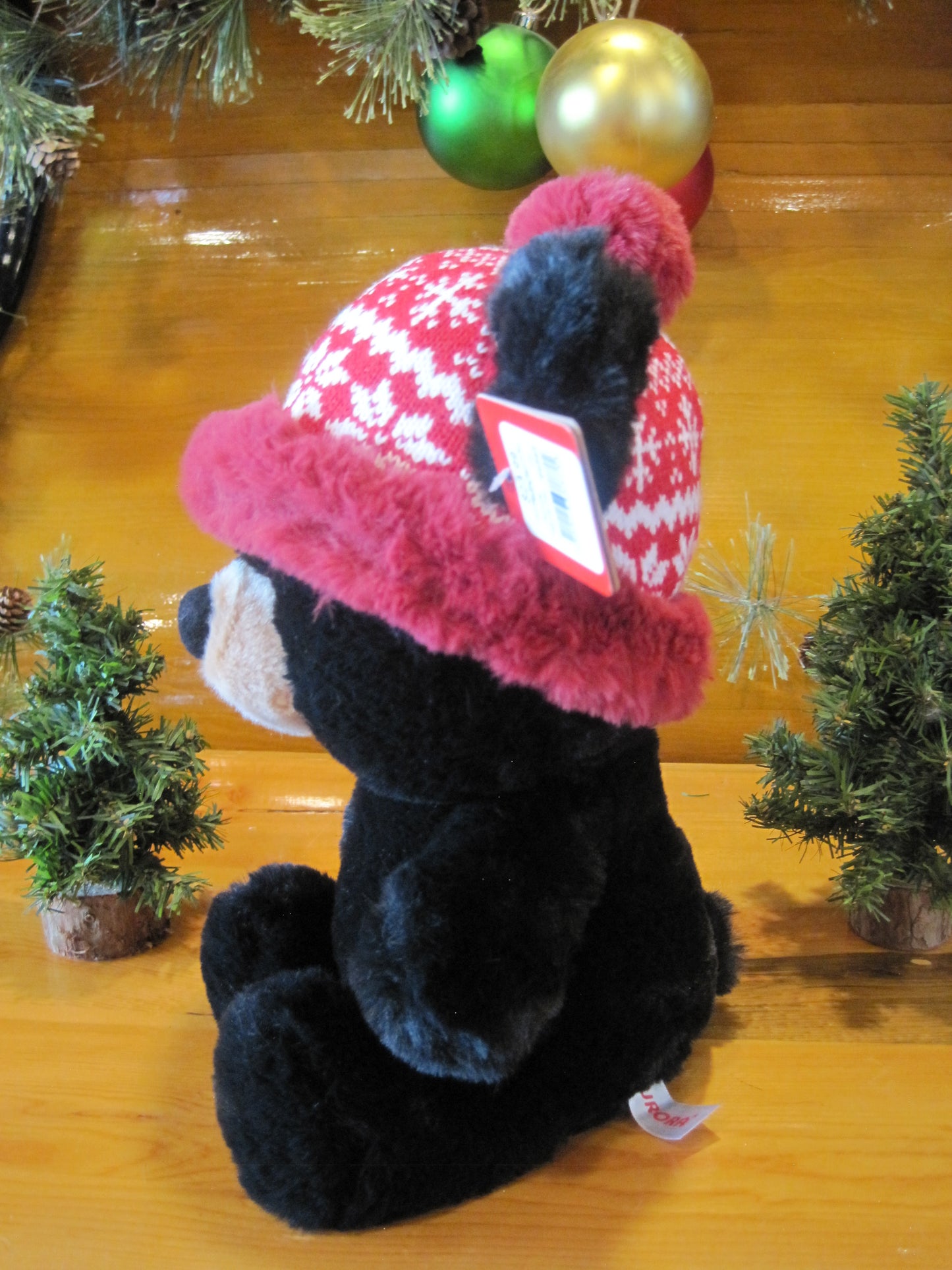 Plush-Baby Bear Bucky W/Red Stocking Hat