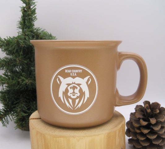 Mug, Rolled Rim - Bear Face BC