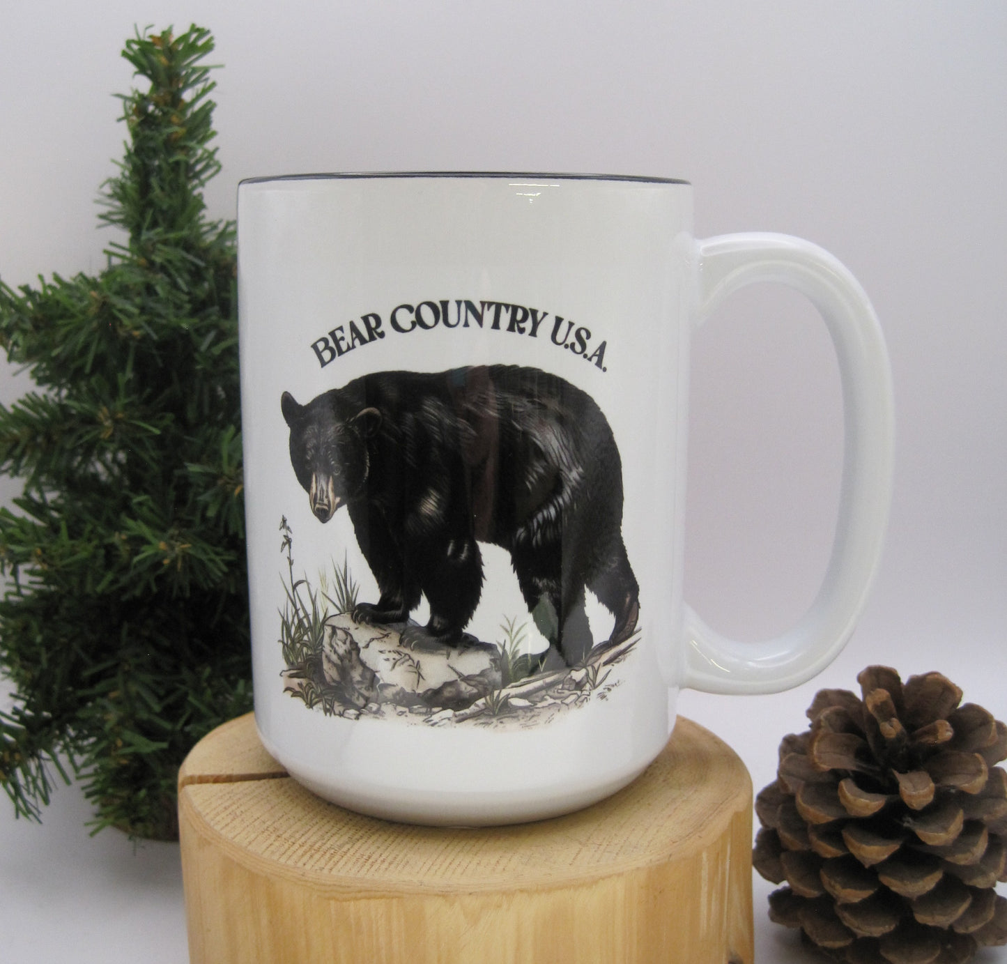 Mug, Black Bear-Sublimation Coated Ceramic BCUSA