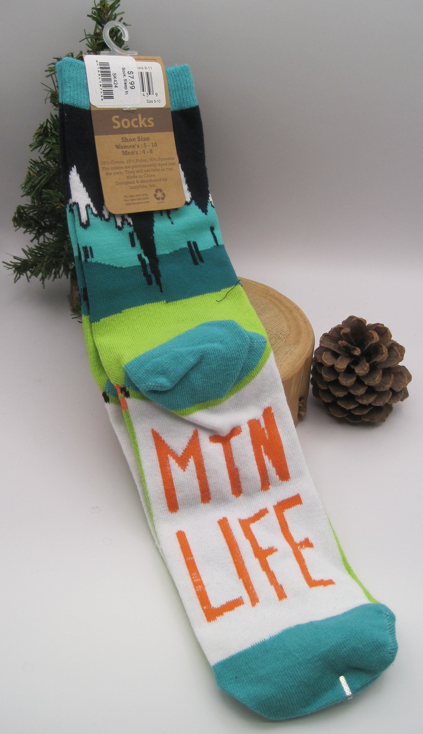 Sock, Sleep In Mtn-Crew, Adult