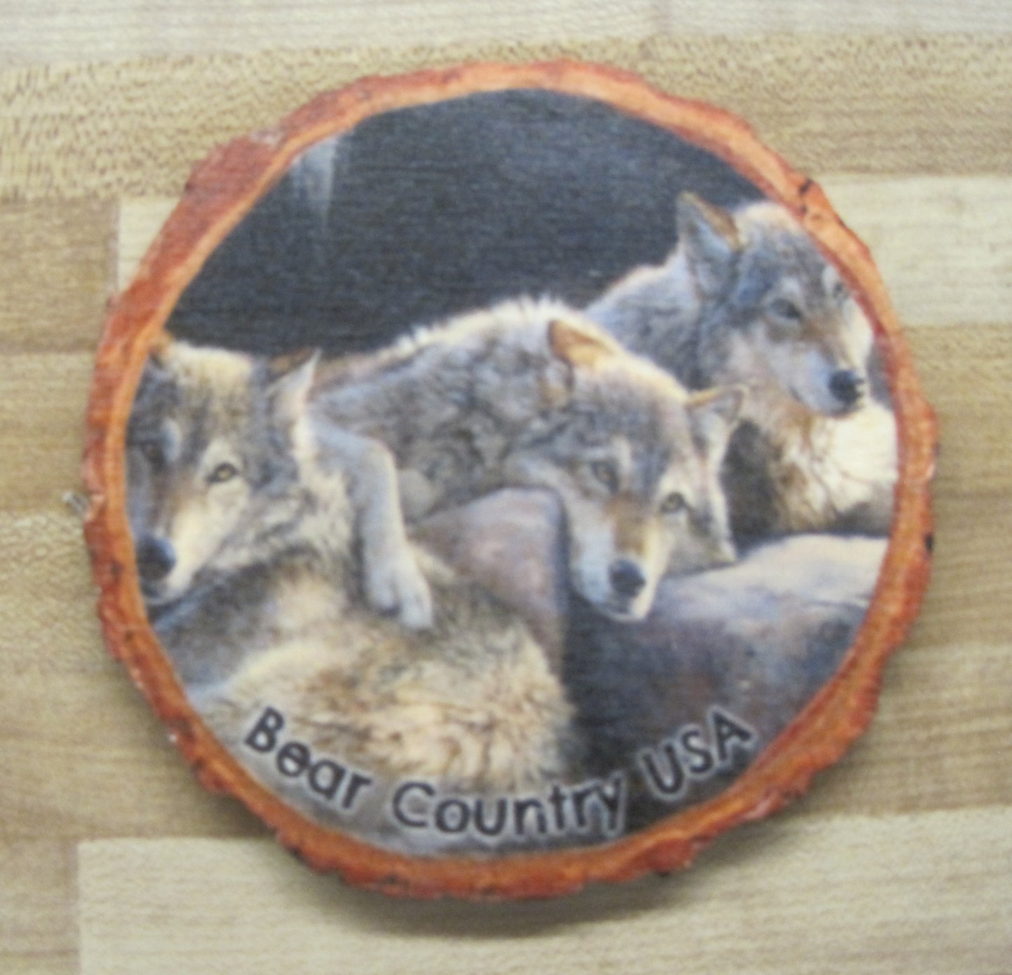 Coaster-Touch Of Dusk, Three Wolves Laying