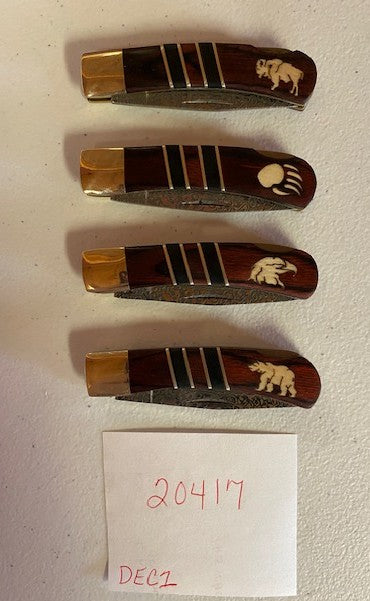 Knife-Small Folder Single Blade Damascus