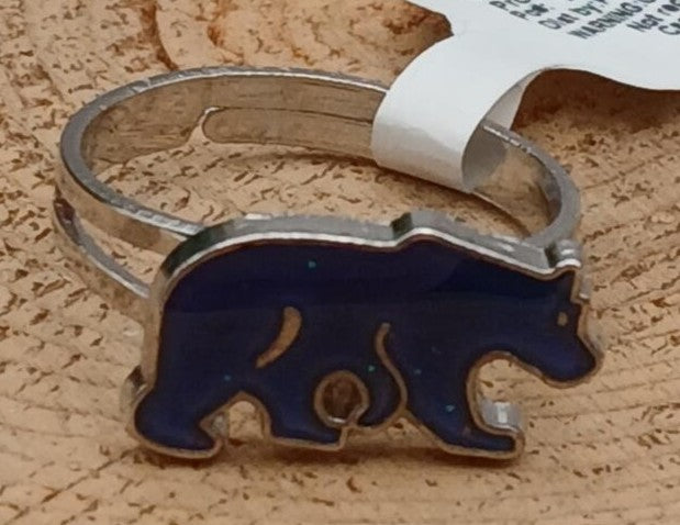 Jewelry- Mood Ring Bear, Adjustable
