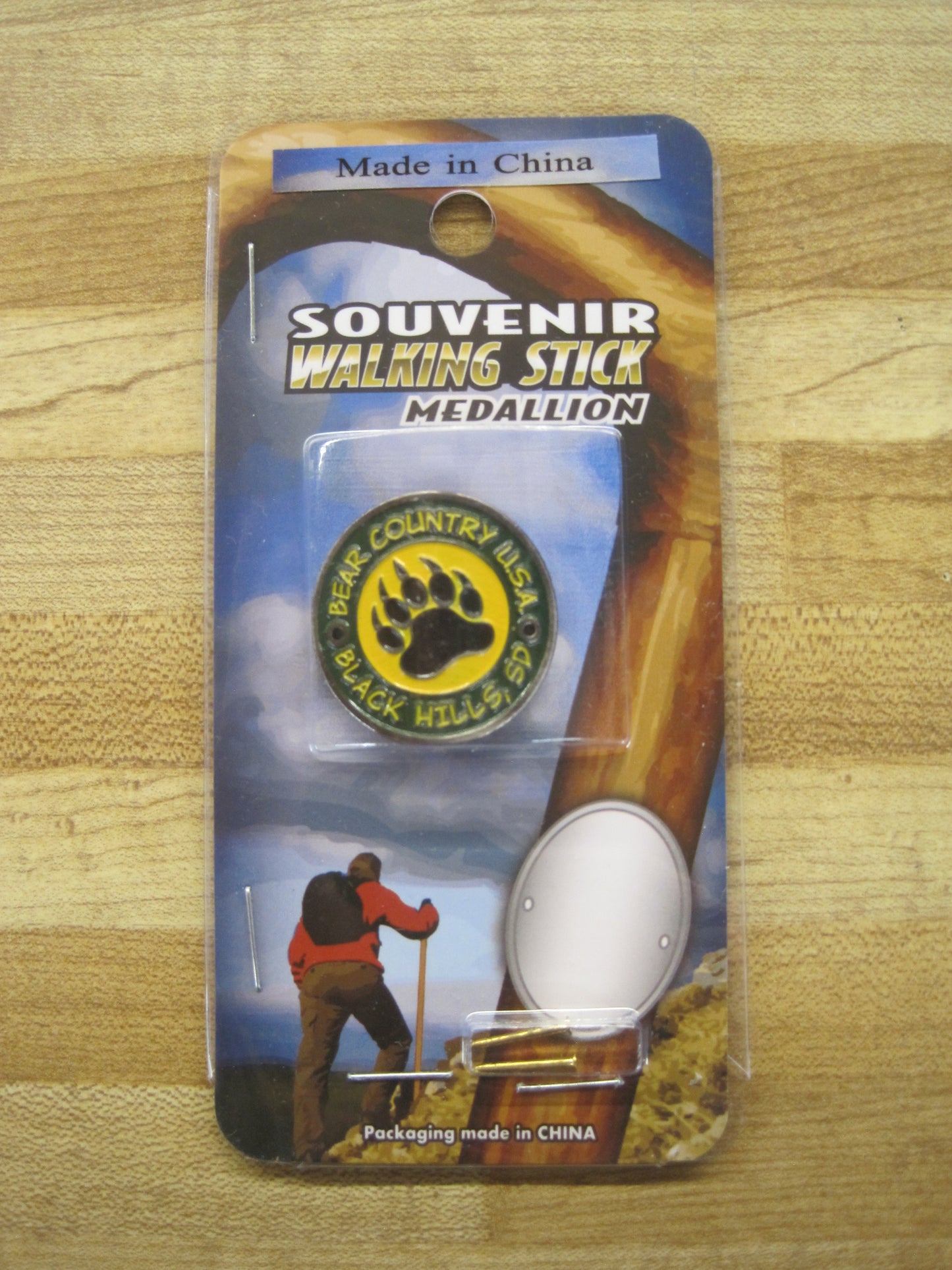 Walking Stick Medallion-Paw BC